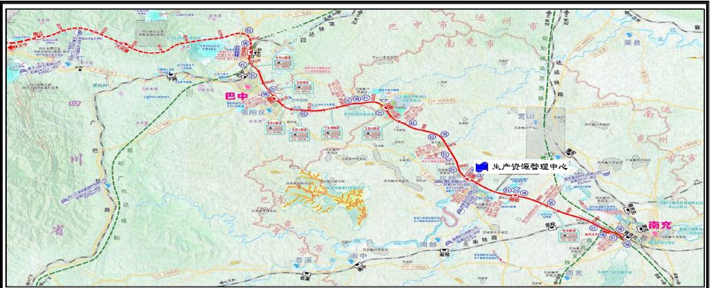 由中国通号参建的新建汉中至巴中至南充高铁南充至巴中段"四电"集成及