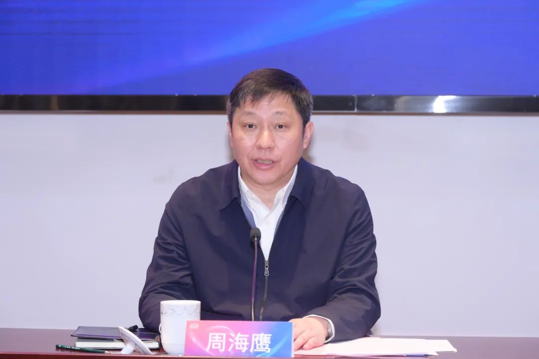区委副书记,区长周海鹰出席会议并讲话,市经信委副主任刘平,区委常委