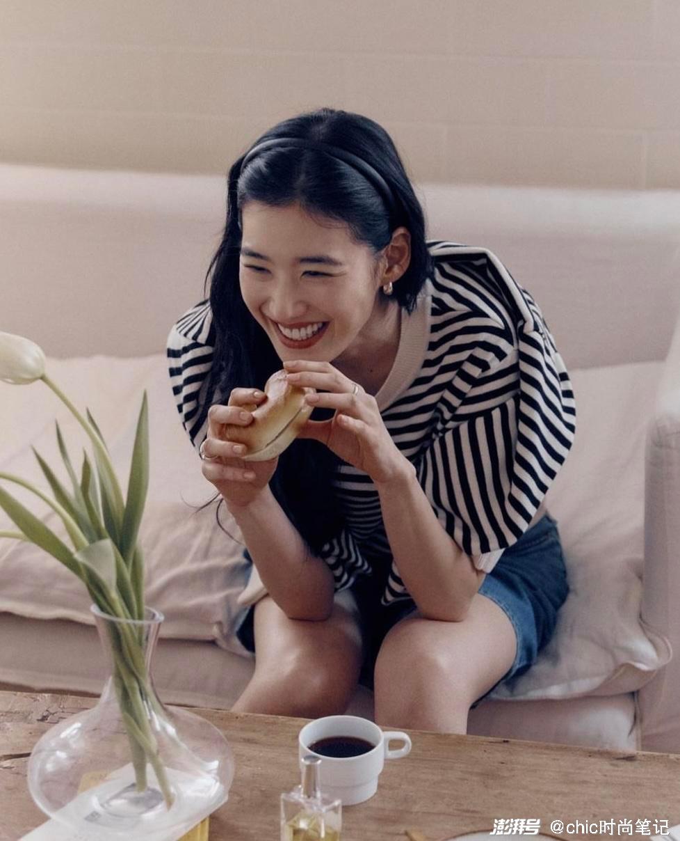 自带贵族千金气质的郑恩彩,私下穿搭优雅与清冷并存_澎湃号·湃客