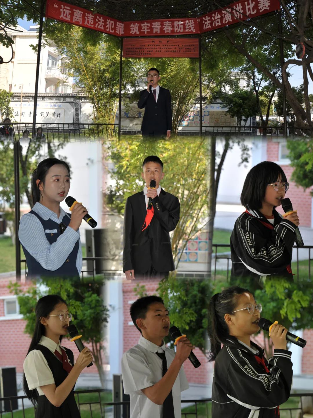 经过前期的认真删选以及老师们的精心指导,玉湖初级中学16名学生进入