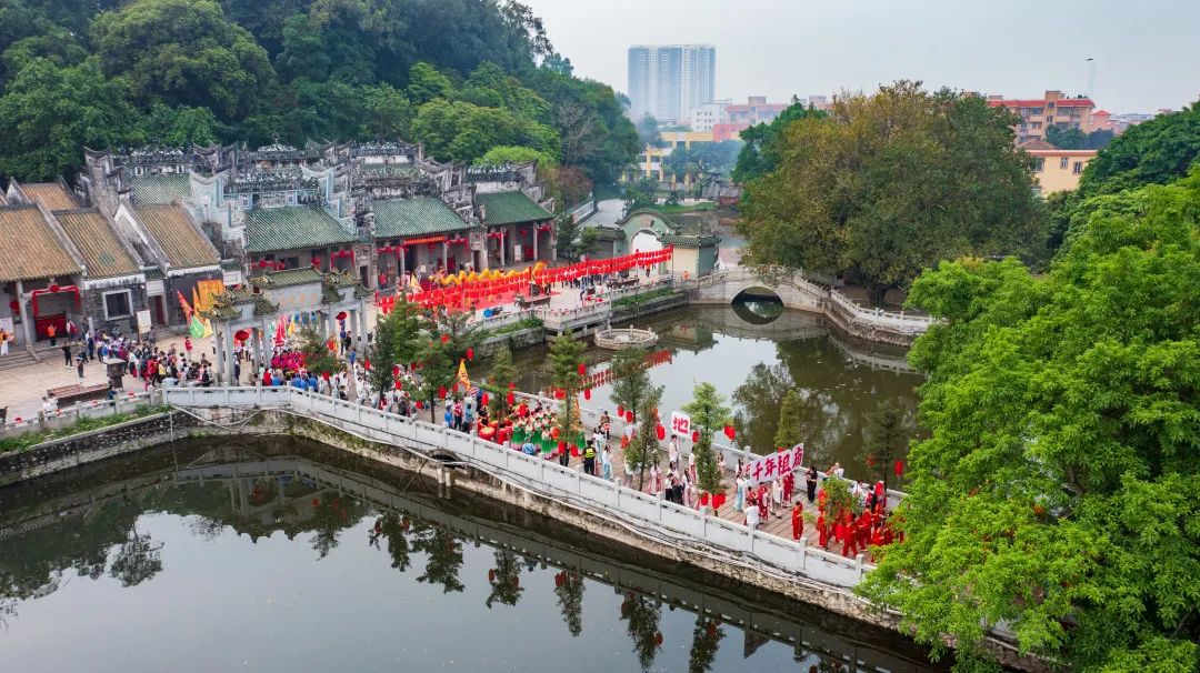 万人空巷,芦苞胥江祖庙"北帝巡游"热闹开锣!