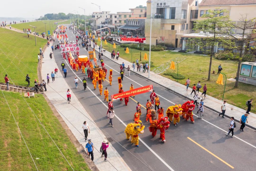 万人空巷,芦苞胥江祖庙"北帝巡游"热闹开锣!