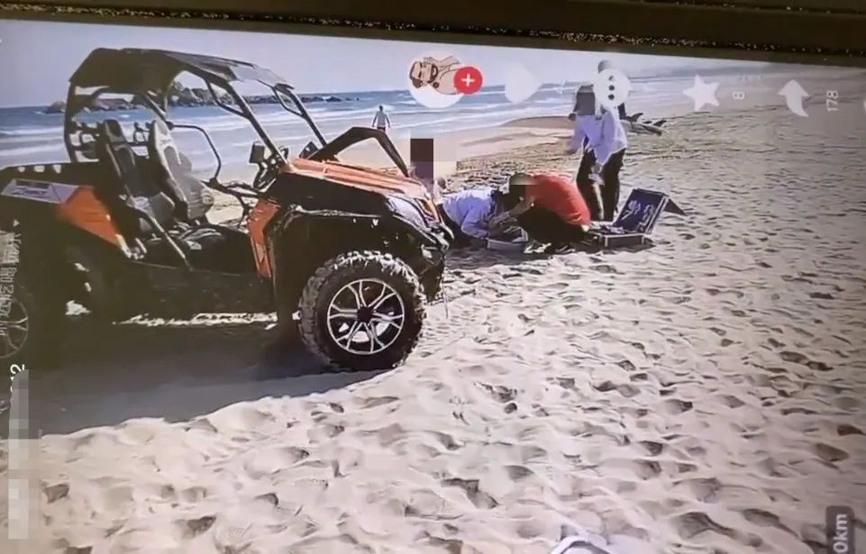 女子在海南开沙滩车翻车遇难