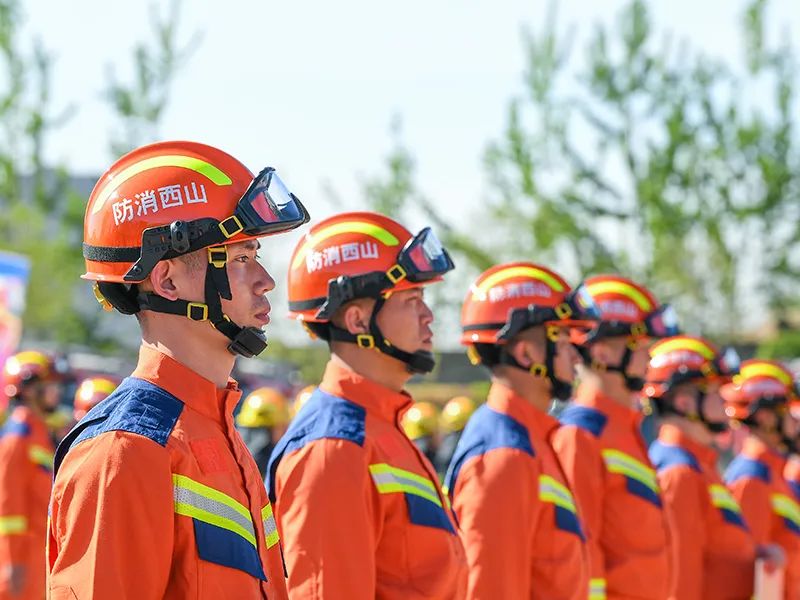 山西省消防救援总队2024年度冬季练兵比武竞赛开幕_澎湃号·政务_澎湃