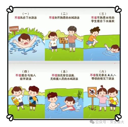 远离危险水域 安全第一珍爱生命·预防溺水防溺水安全教育