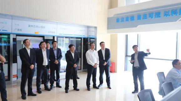 北京地铁公司领导一行到访中国通号