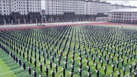 "气势磅礴的声音在绥化市实验中学,实验小学,鑫威集团,新起点自闭症