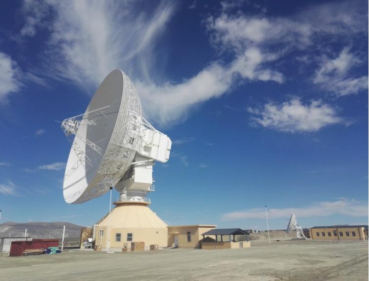 图:阿根廷35米地面深空站自此由佳木斯,喀什,阿根廷这三个深空测控站