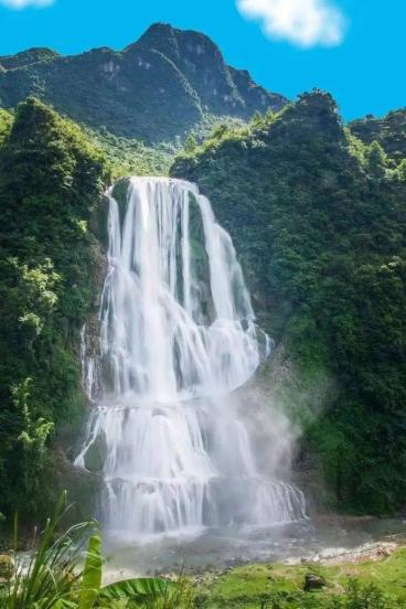 贵州安顺·滴水滩瀑布,藏在峡谷深处的绝美画卷