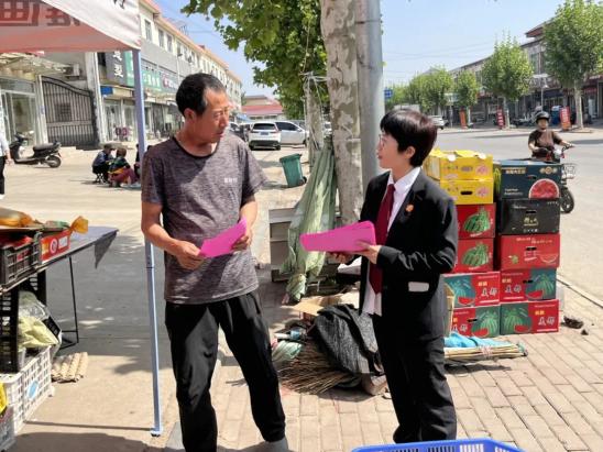 五四青年 与法同行|蒙阴法院开展五四青年节普法宣传活动