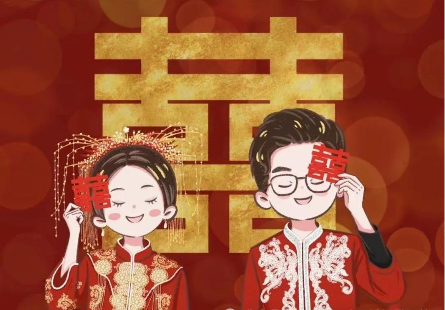 在地愿为连理枝"凤冠霞帔,明媒正娶中式婚礼是中国人独有的浪漫5