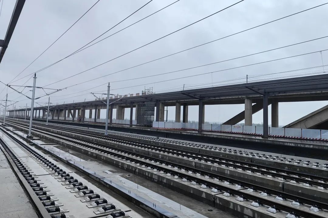 雏形已现!沪苏湖铁路练塘站首秀来咯