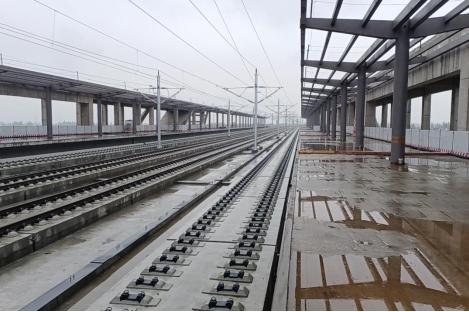 雏形已现!沪苏湖铁路练塘站首秀来咯