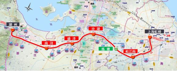 雏形已现!沪苏湖铁路练塘站首秀来咯