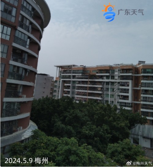 9-10日广东阳光伴分散雷雨 局部雨势大