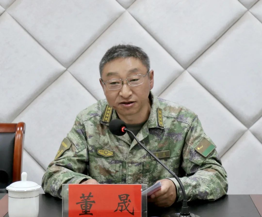 市委常委,淮安军分区政委董晟宣布任职命令并作指示;区委书记,人武部