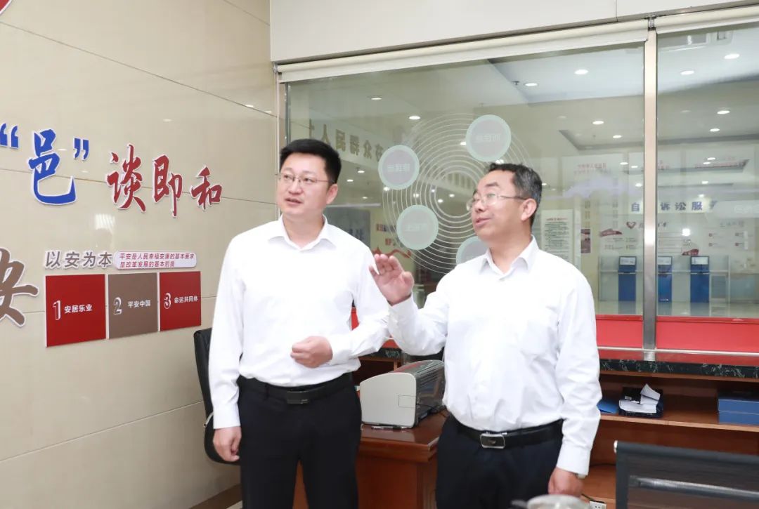 昌邑市委副书记郭方强到昌邑法院调研