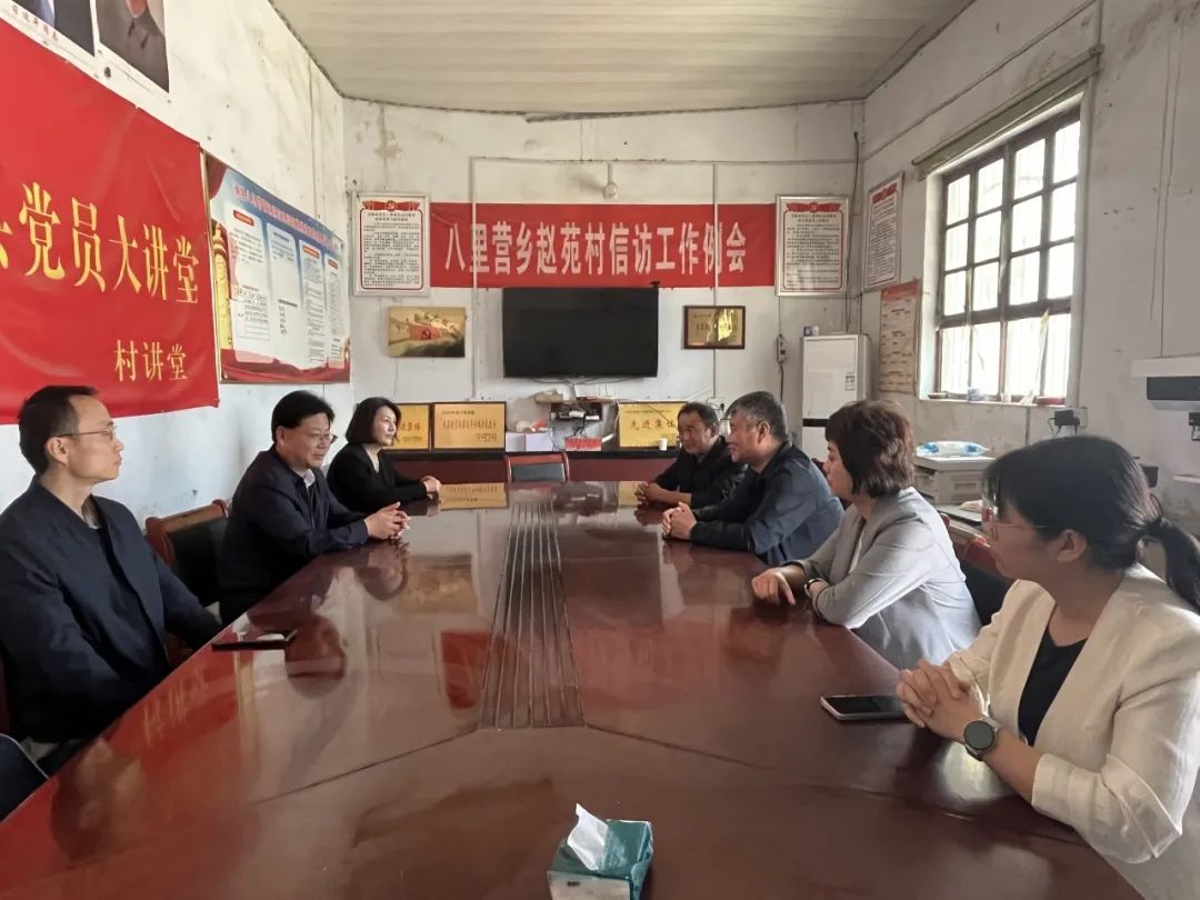 市国动办到八里营镇赵苑村开展"双百村"帮扶工作