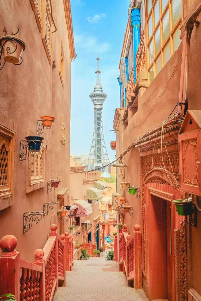 来喀什,看环塔,赏美景