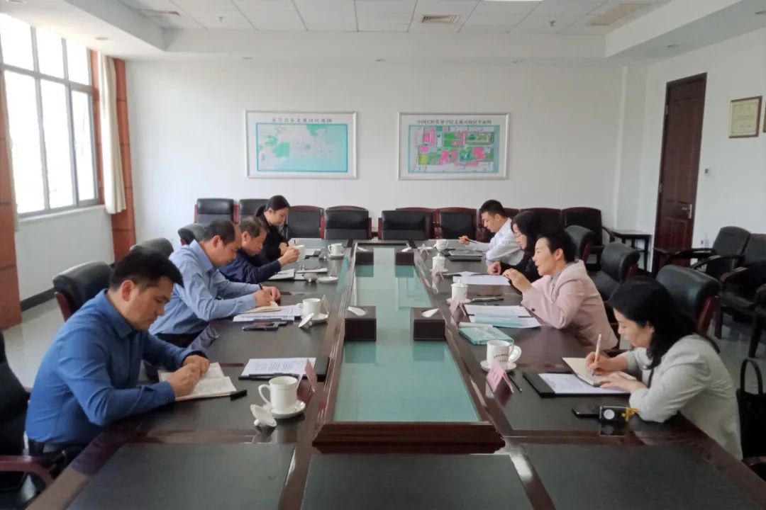 彭兴第与中国纪检监察学院北戴河校区主任蔡志强座谈