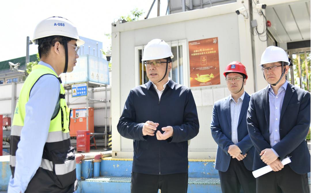 市建设交通工作党委书记,市住房城乡建设管理委主任胡广杰带队检查