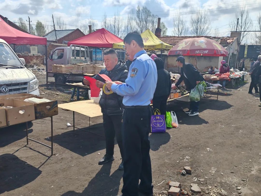 滴道法院兰岭法庭开展涉彩礼新规宣传工作