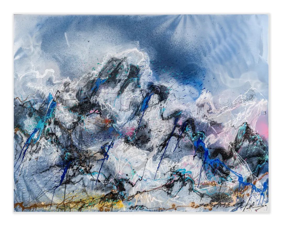 long重磅 | 陈英杰个展开幕,作品从传统水墨出发,展墙成为画布的延伸