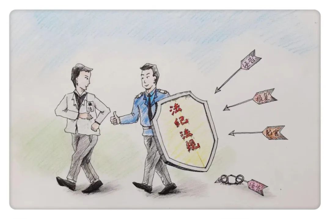 "廉洁淮阴"平面公益广告,廉洁漫画作品征集活动获奖作品展播