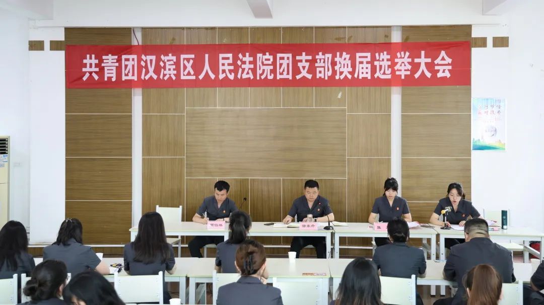 团聚新力量  接续新征程——汉滨区人民法院召开团支部委员会换届选举