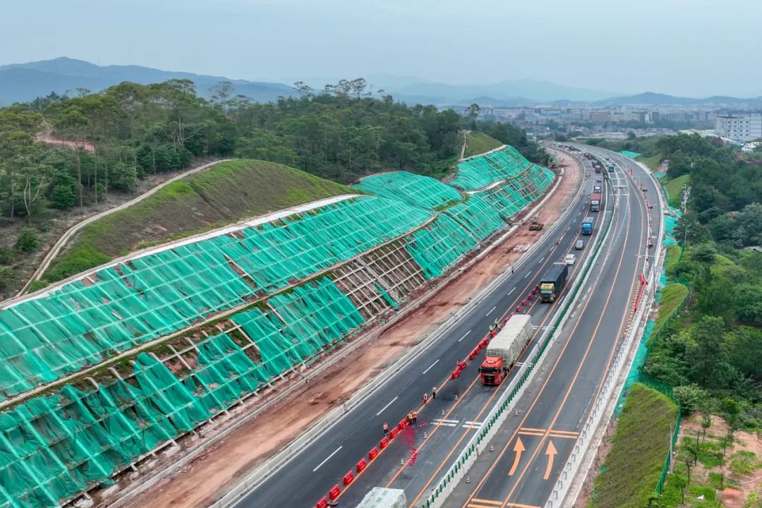 这段高速,明年八车道通车!河源人经常走