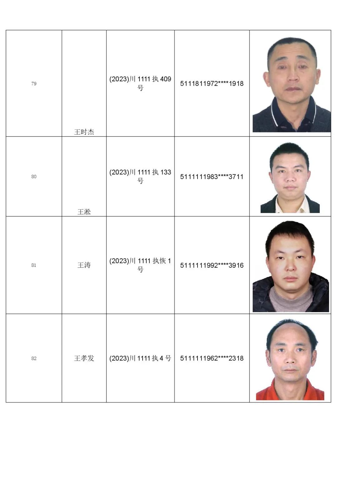 实名曝光!沙湾法院公布最新失信被执行人名单!