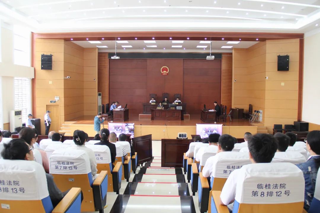 警示教育零距离 庭审现场敲警钟——临桂区法院公开审理一起非