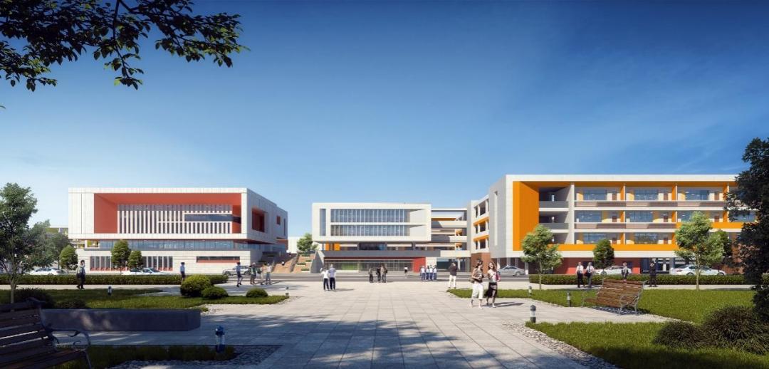 成都空港九龙湖学校位于双流区文黄路以西,光电大道以东,占地121.