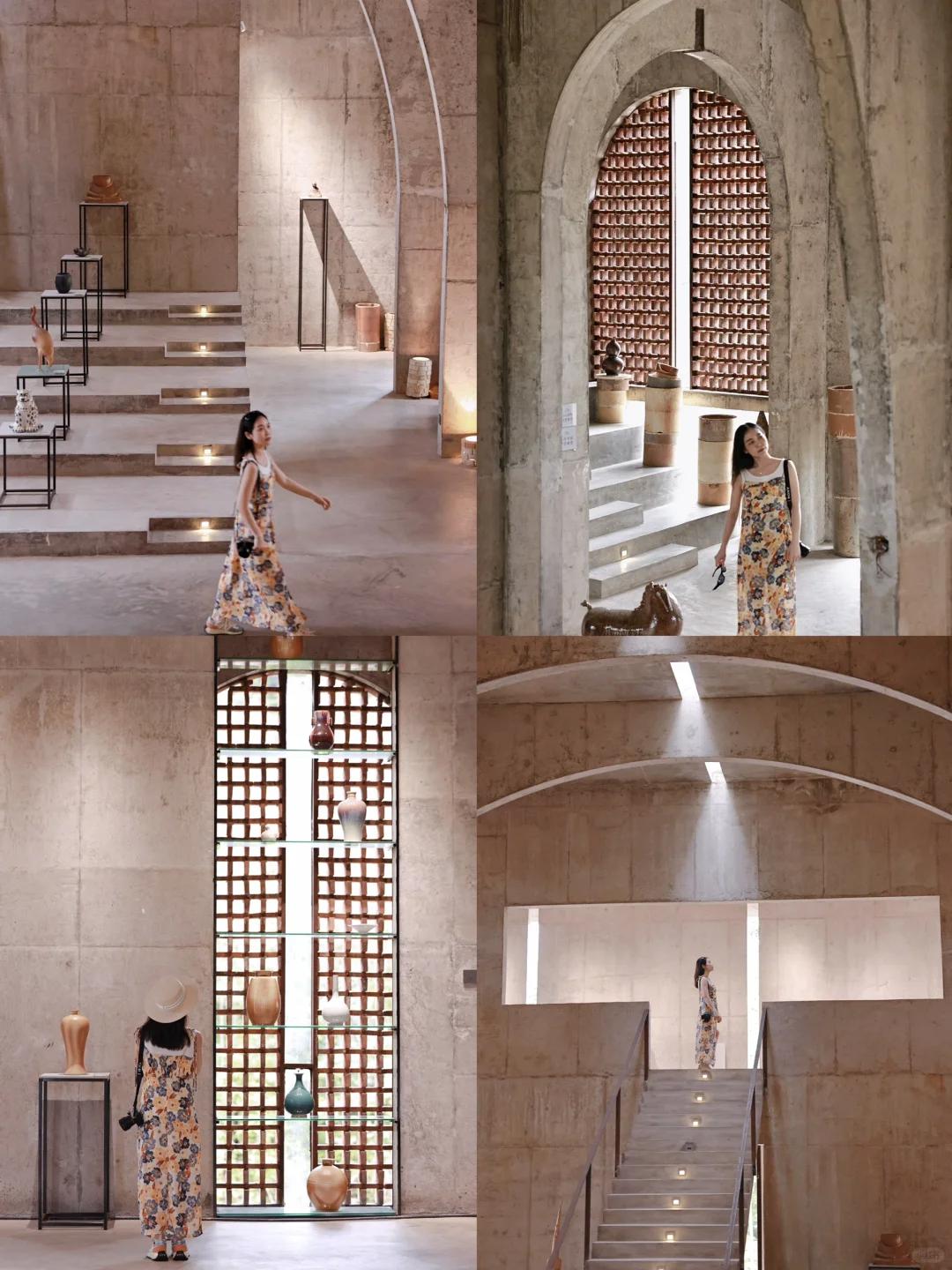 如果是晴朗的天气,漫步窑间,就会上演一场光与影的交替.