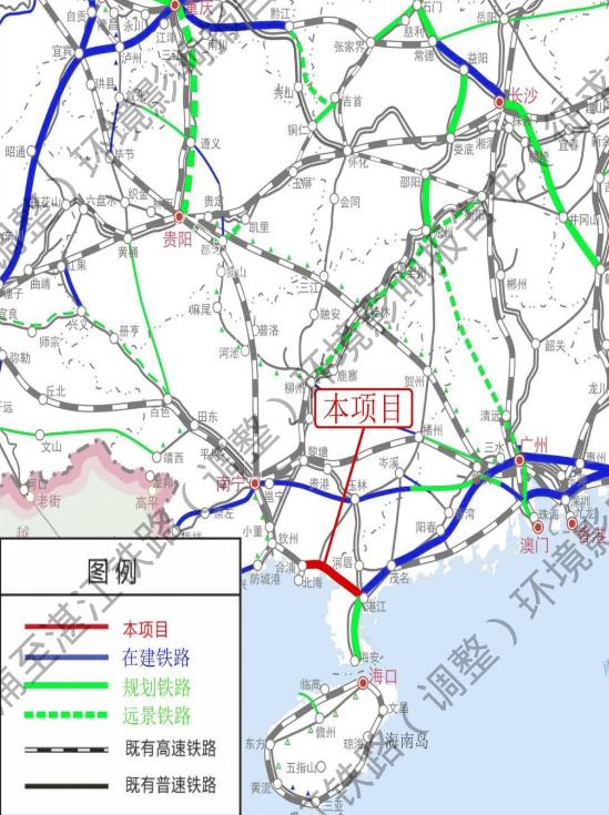 解读:自2008年被纳入《中长期铁路网规划(2008年调整)》以来,合湛高铁