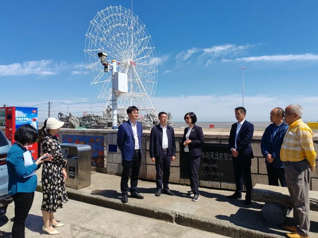 田哲一行实地检查了渔人码头项目和滨海海洋生态保护
