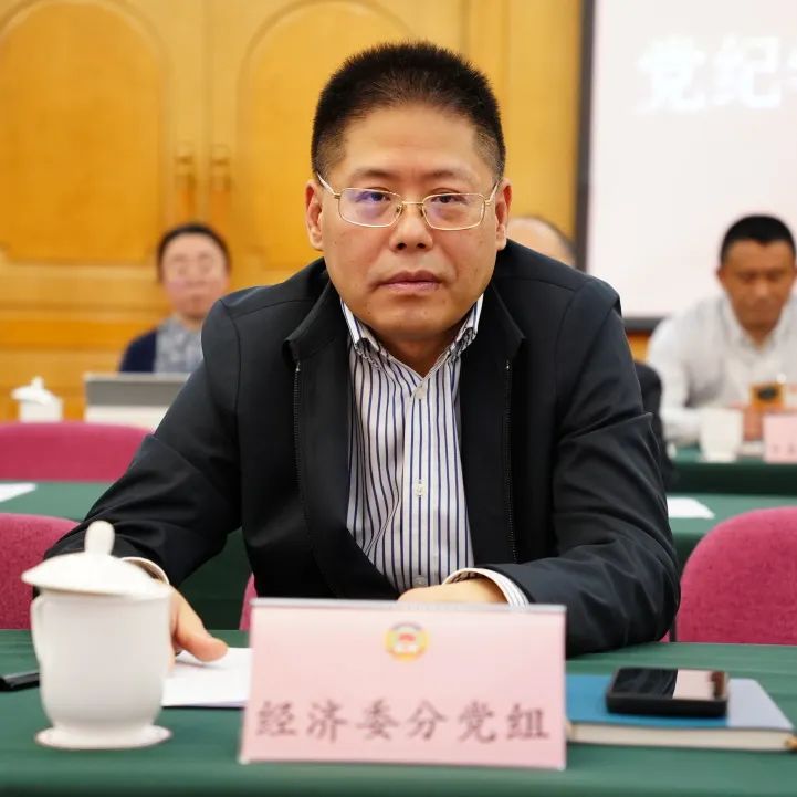 经济委分党组书记,主任张茂林作交流发言港澳台侨委分党组副书记,副