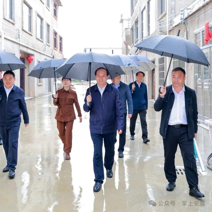 杨昌鹏到西秀区和平坝区调研防汛备汛和地质灾害防治工作