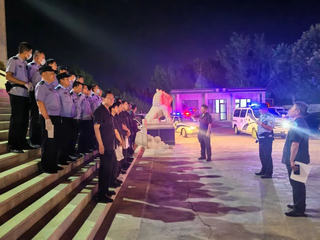 5月16日晚,沂源县人民法院执行局"沂执利剑"夜间集中执行专项行动拉