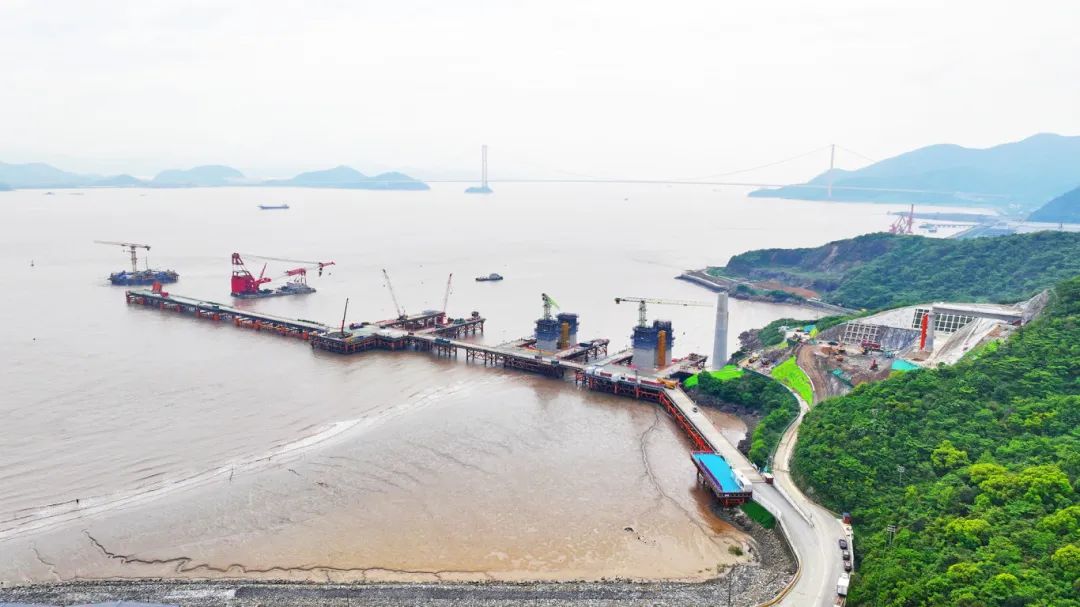 启航西堠门 建功甬舟线 | 甬舟铁路建设又有新进展