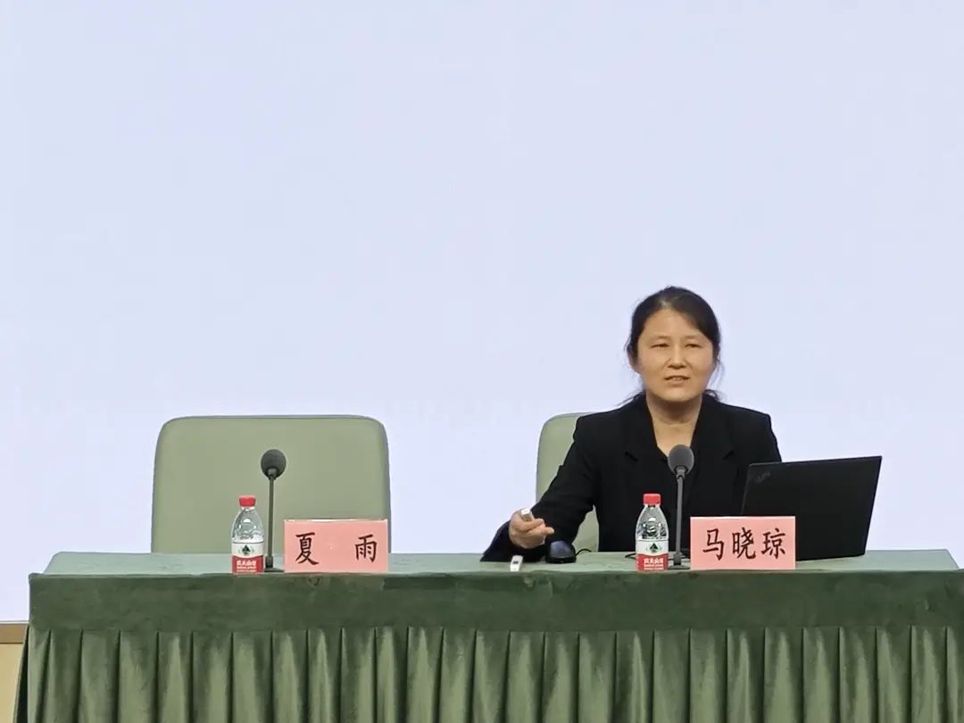 师马晓琼介绍了历年来上海市既有建筑绿色低碳更新改造项目的评定情况