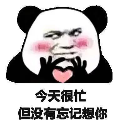 今天很忙,但没有忘记想你