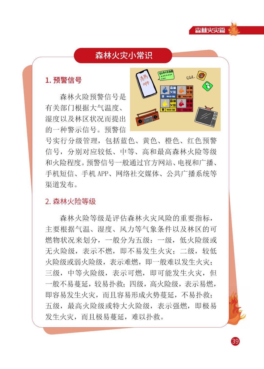 灾害来临怎么办 | 宣传册【三】森林火灾篇