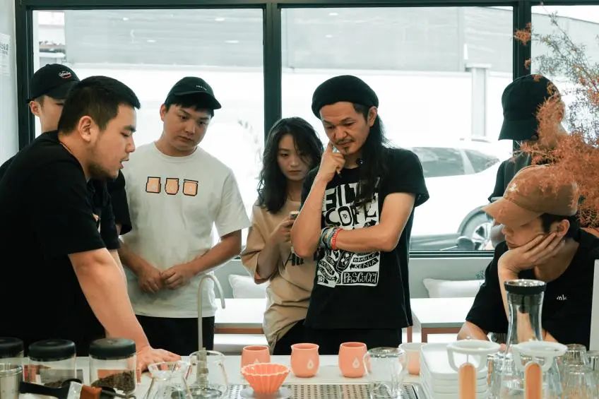 参展品牌之一morse coffee的创始人是毕业于耶鲁大学的高材生,一次