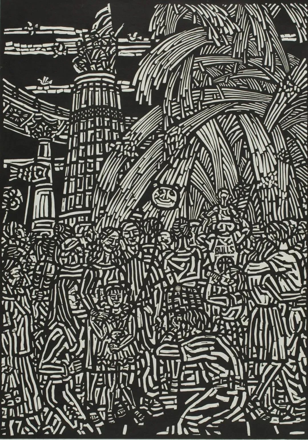 2008王僖山 在希望的田野上 版画 2011于承佑 晨沐 版画 2013田卫平