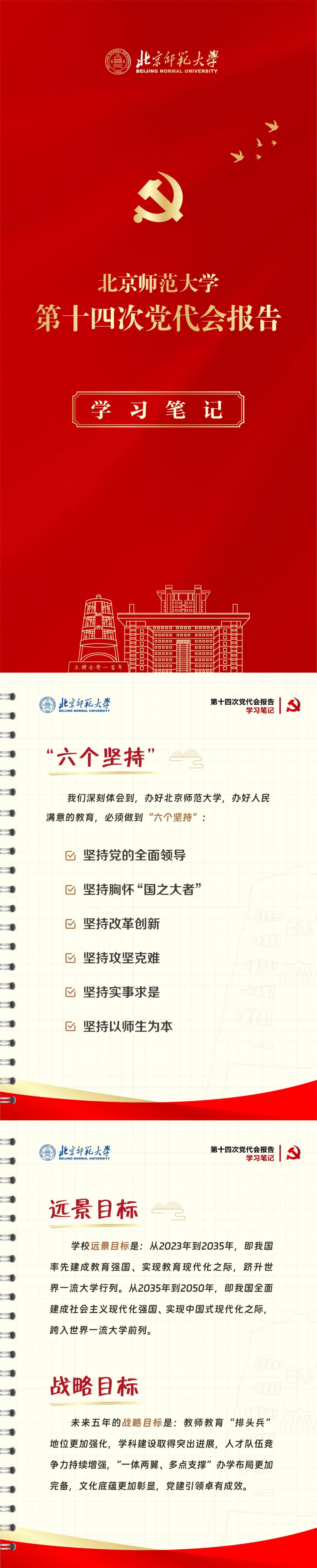 收藏!北京师范大学第十四次党代会报告学习笔记