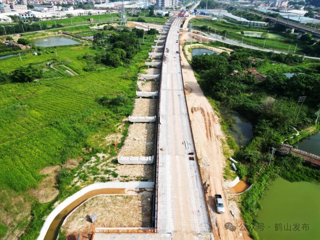 鹤山这条重要省道正在加紧施工!事关古劳,龙口两镇