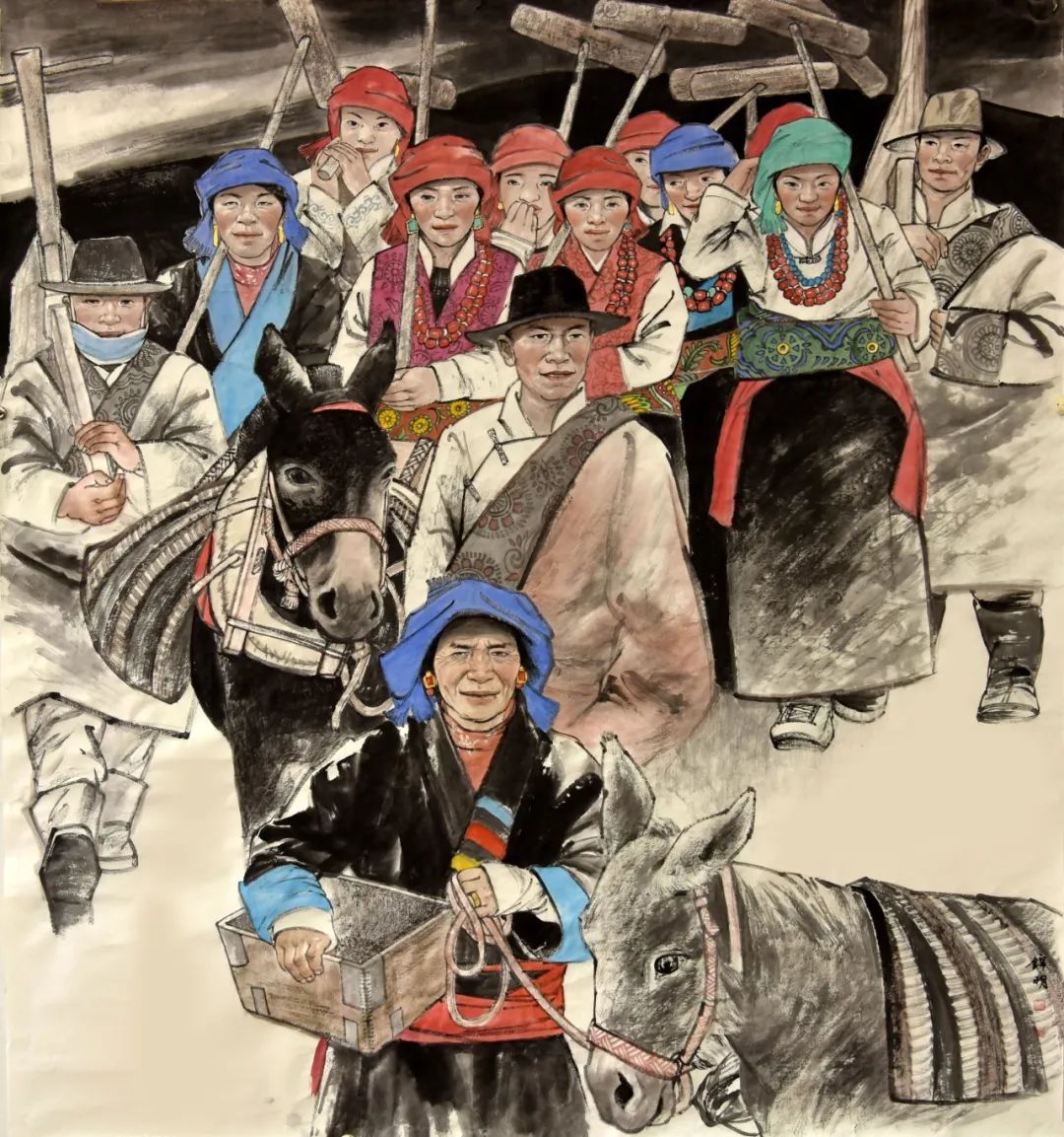 西宁市美术家协会会员入选省十五届美展作品线上展