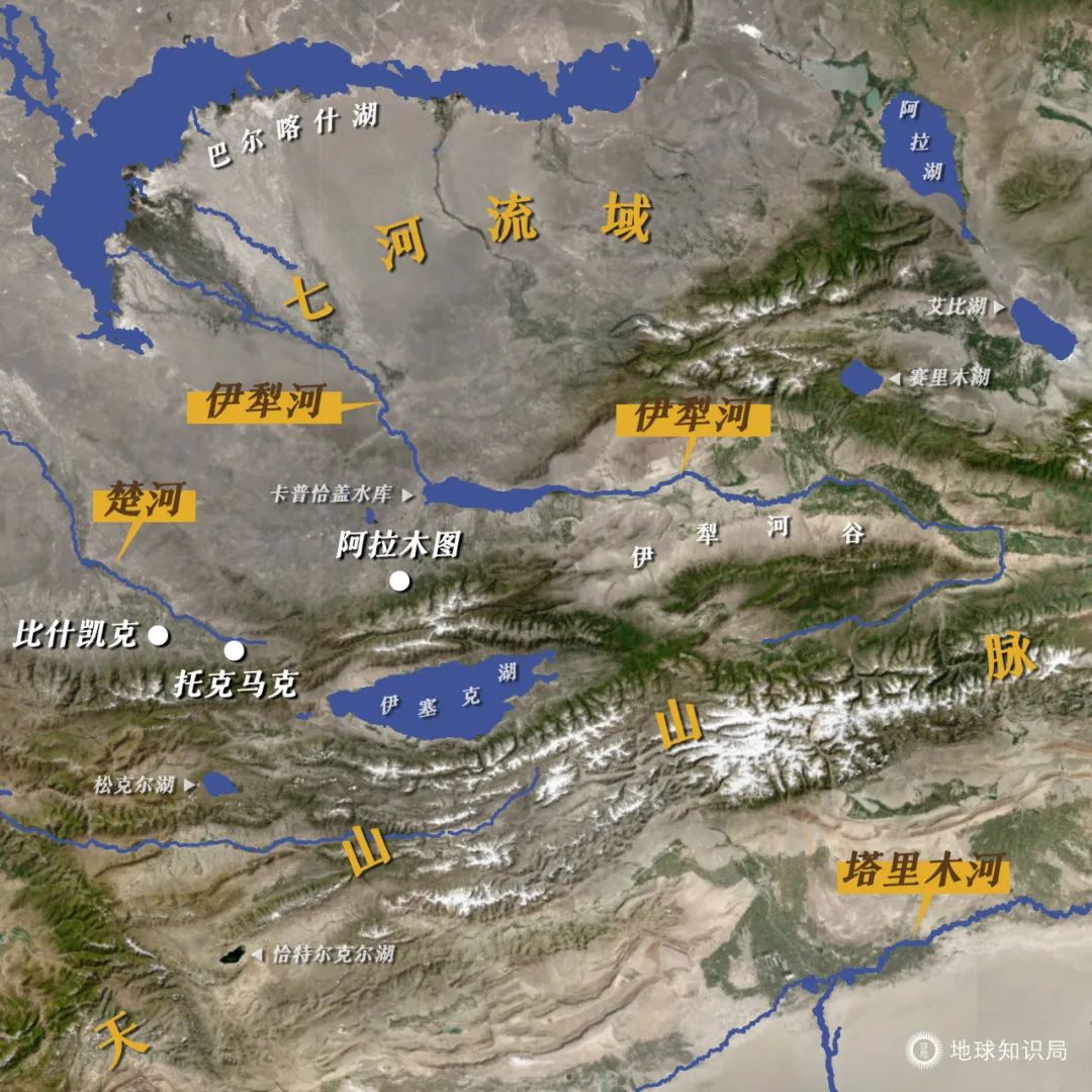 历史名城托克马克就位于吉尔吉斯斯坦楚河州的北部,地处丝绸之路两条
