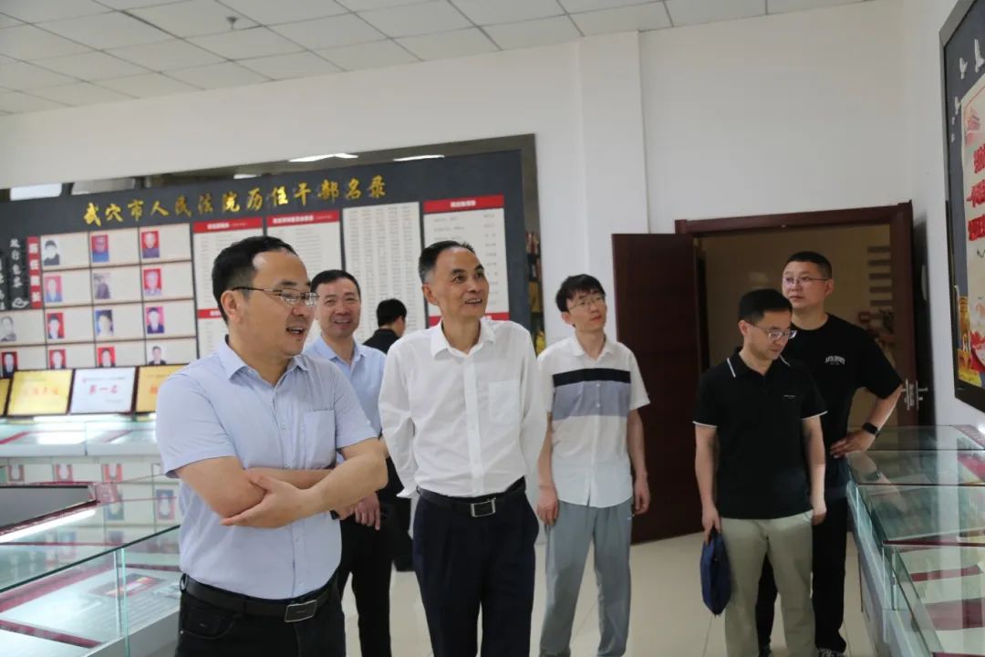 互学互鉴 共促发展——南陵法院党组书记,院长胡国华一行来武穴法院